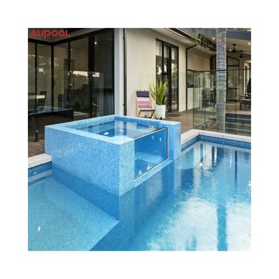 Custom Container Pool with Window Shower House and Spa High Light Transmission 93%