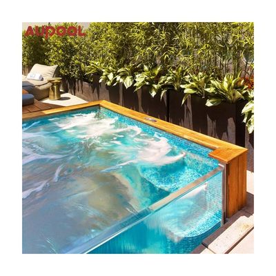 Upgrade Your Outdoor Space with AUPOOL High Fashion Clear Thick Acrylic Swimming Pool