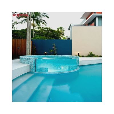 Large Diaphaneity Acrylic Villa Pool with High Light Transmission and Endless Spa