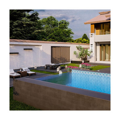 Family Swimming Season Essential Custom Transparent Plexiglass Acrylic Sheet Swimming Pool with Air Pump