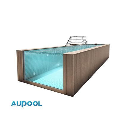 Family Sports Above Ground Fiberglass Portable Endless Swimming Pool with Fliter Pump