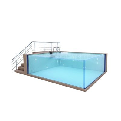 Container Swimming Pool With High Light Transmission 92.5% Clear / Transparent