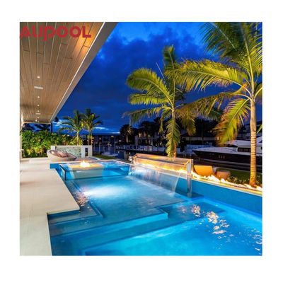 Customized Size Plastic Swimming Pool Panels for Modern Rehabilitation Training Villa
