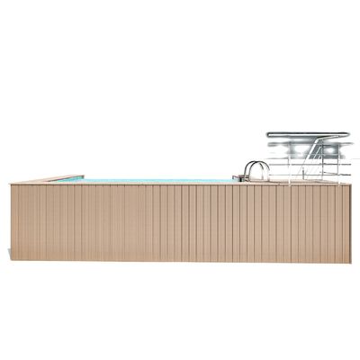 2500KGS Portable Freestanding Private Pool For Outdoor Luxury Swimming