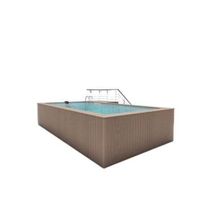 Clear Acrylic Panel Aupool Portable Outdoor Freestanding Container Luxury House Villa