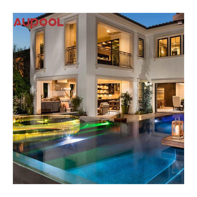 Durable Full Acrylic Pool Wall Customizable Transparent and for Outdoor Swimming Pool
