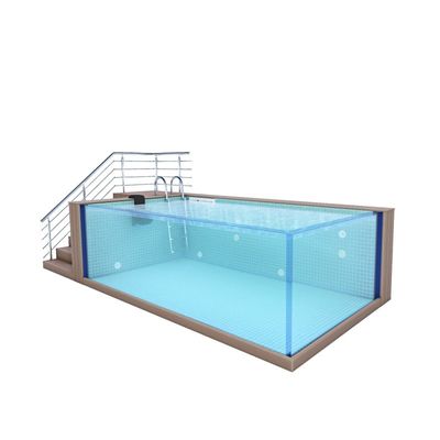 Outdoor Above Ground Swimming Pool With Quick Assembly And Acrylic Window