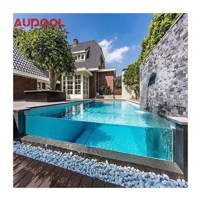 60Mm 80Mm Clear Acrylic Swimming Pool With Acrylicpool Wall With Crystal Clear Water