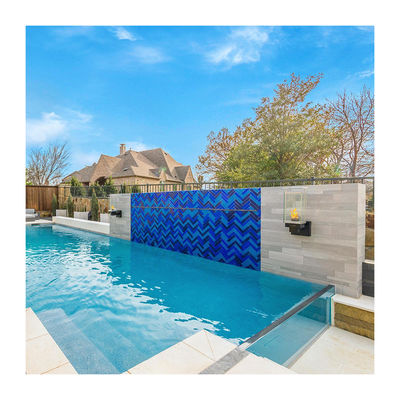Colorful Lighting Decoration for Outdoor Acrylic Water Sheer Descent Customized Size
