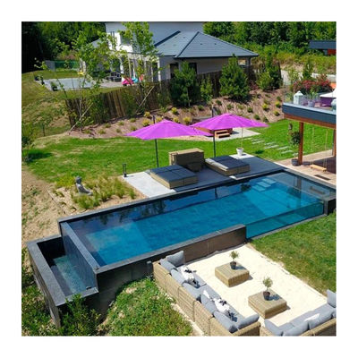 Customized Clear Acrylic Swimming Pool Panel Window for Family Swimming Pool