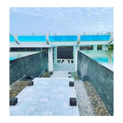 12m Acrylic Swimming Pool A Luxurious Addition to Aupool Spectacular Hotel Rooftop