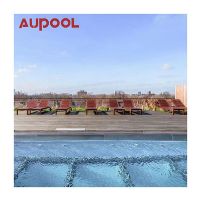 Aupool's Customized Swimming Pools Acrylic Frame Wall Big Pool for Hotels and Gyms