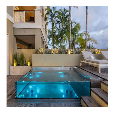 High Light Transmission Custom 50mm Acrylic Glass Sheet for Swimming Pool and Aquarium