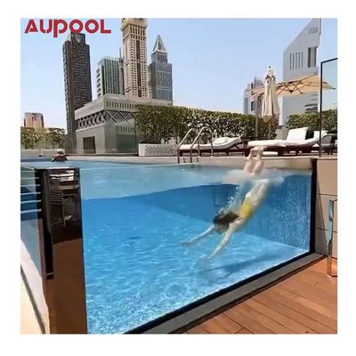 Popular Custom Infinity Edge Clear Thick Acrylic Glass Sheet for Thick Glass Aquarium