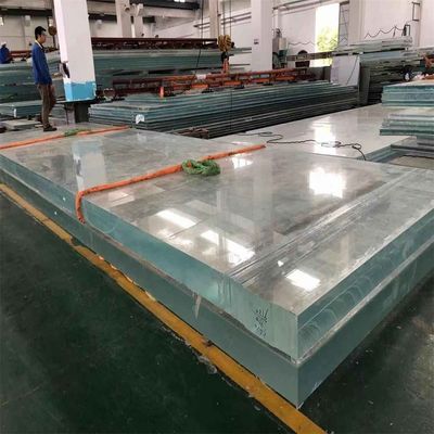 Backyard Infinity Edge Pool with Acrylic Glass View Window and 30-950mm Thickness