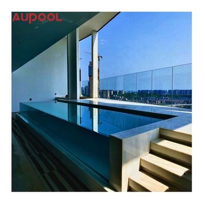 30-950mm Thickness Customized Large Above Ground Steel Frame Swimming Pool for Hotel