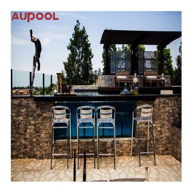 30-950mm Thickness Customized Large Above Ground Steel Frame Swimming Pool for Hotel