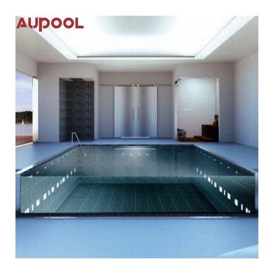 36V Automatic Electric Cover for Swimming Pool Design Clear Acrylic Glass Sheet Panels
