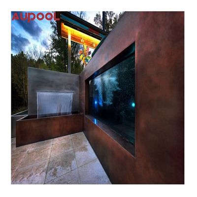 Outdoor Resort Swimming Pool Cover with Clear Acrylic Surface and High Surface Hardness