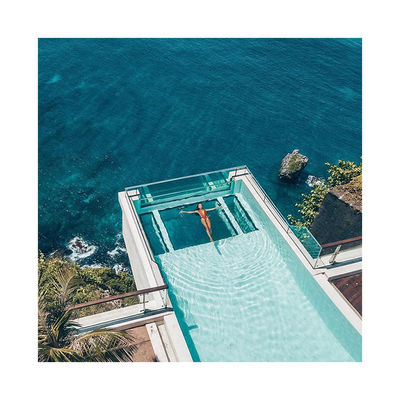 AUPOOL Fiberglass Cocktail Pool Shells for High Light Transmission 93% Modular Pools