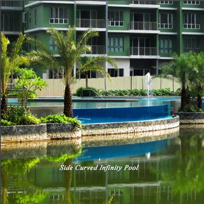 High Light Transmission Transparent Fiberglass Pool Shells for Large Outdoor Pools