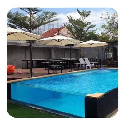 Aupool Fiber Glass Swimming Pool Equipment Counter Current Pool for Transparent Pools