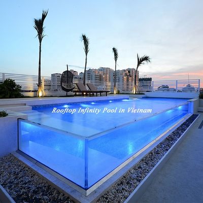 High Transparency Clear Acrylic Swimming Pool for Family Versatile Building Material