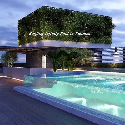 High Transparency Clear Acrylic Swimming Pool for Family Versatile Building Material