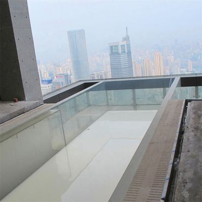 Durable Family Swimming Pool AUPOOL Modern Design Outdoor Clear Acrylic Swimming Pool