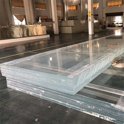 Durable Family Swimming Pool AUPOOL Modern Design Outdoor Clear Acrylic Swimming Pool