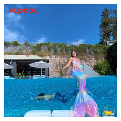 Advantageous Fiberglass Swimming Pool with Tanning Ledge Customized Size and Superior