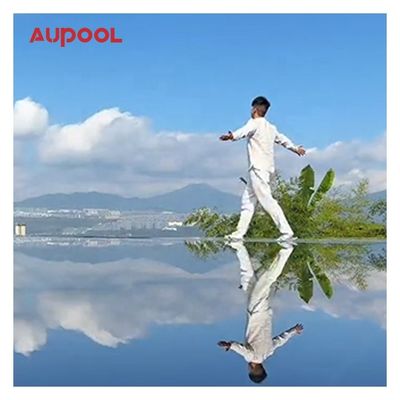 Air Pump Accessories Included Thick Glass Swimming Pool with High Light Transmission