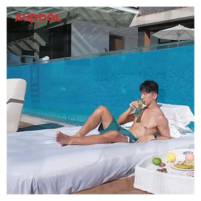 Air Pump Accessories Included Thick Glass Swimming Pool with High Light Transmission