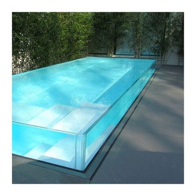 Outdoor Fiberglass Swimming Pool Density 1.19-1.20kg/cm3 High Light Transmission 93%
