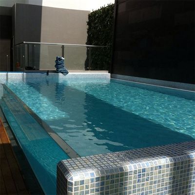 Outdoor Fiberglass Swimming Pool Density 1.19-1.20kg/cm3 High Light Transmission 93%