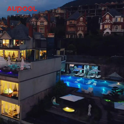 Transparent 100Mm Swim Pool Wall Bottom And Side Panel For Swimming Pool From Aupool