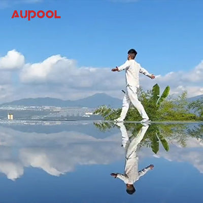 Transparent 100Mm Swim Pool Wall Bottom And Side Panel For Swimming Pool From Aupool