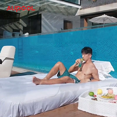 Transparent 100Mm Swim Pool Wall Bottom And Side Panel For Swimming Pool From Aupool