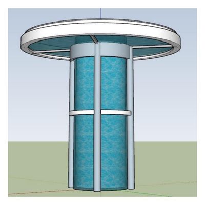 Transparent Acrylic Panel Perfect for Above Ground Swimming Pools in Outdoor Settings