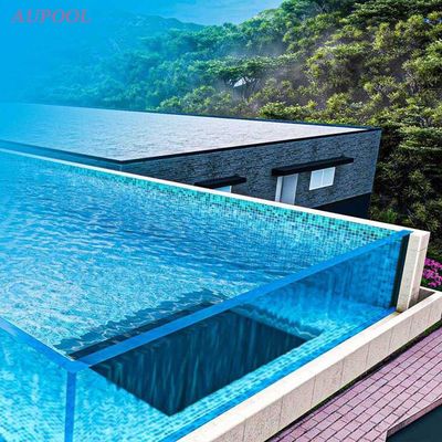 Hotel Suspended Pool Fully Transparent Acrylic See-Through Window with Multi-Sided