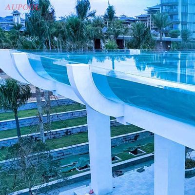 Hotel Suspended Pool Fully Transparent Acrylic See-Through Window with Multi-Sided