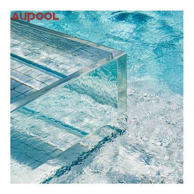 Acrylic Fiberglass Above Ground Sky Pool for Outdoor Luxury Oceanarium Experience