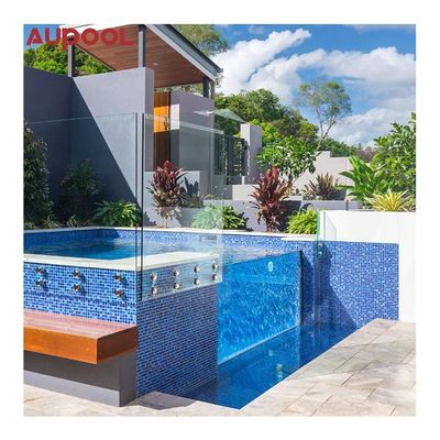 Acrylic Fiberglass Above Ground Sky Pool for Outdoor Luxury Oceanarium Experience
