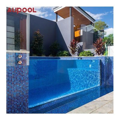 Acrylic Fiberglass Above Ground Sky Pool for Outdoor Luxury Oceanarium Experience