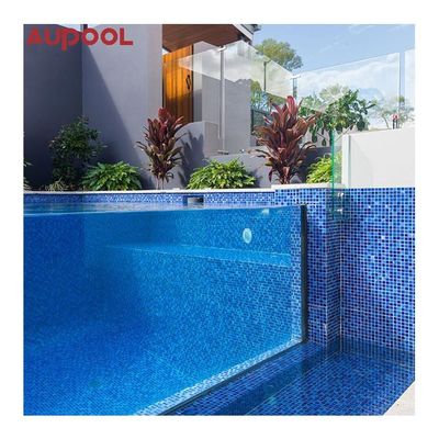 Acrylic Fiberglass Above Ground Sky Pool for Outdoor Luxury Oceanarium Experience