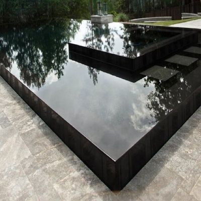 Indoor Pool With Aupool'S Luxurious Customized Black Bottom Swimming Pool