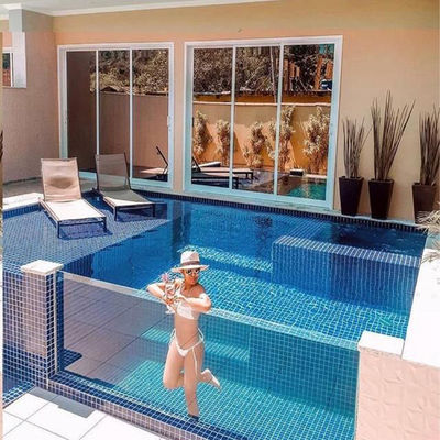 Indoor Pool With Aupool'S Luxurious Customized Black Bottom Swimming Pool
