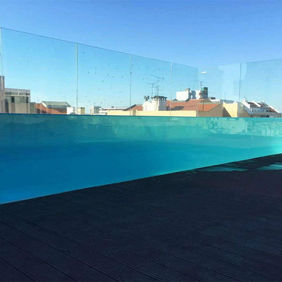 Clear Acrylic Swimming Pool with High Light Transmission 93% and Transparent Panel