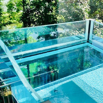 Clear Acrylic Swimming Pool with High Light Transmission 93% and Transparent Panel
