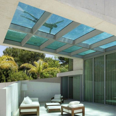 High Light Transmission Acrylic Glass Swimming Pool Wall Panels